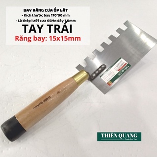 Bay răng cưa - tay trái kích thước 17,2x9cm - lá thép lưỡi cưa 65mn.