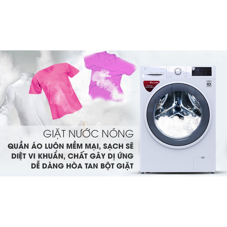 Máy giặt LG Inverter 8 kg FC1408S4W2