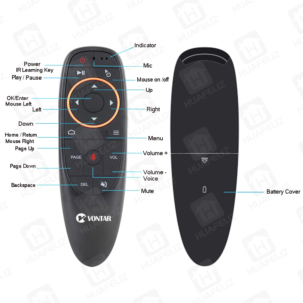 Chuột không dây điều khiển giọng nói cho TV