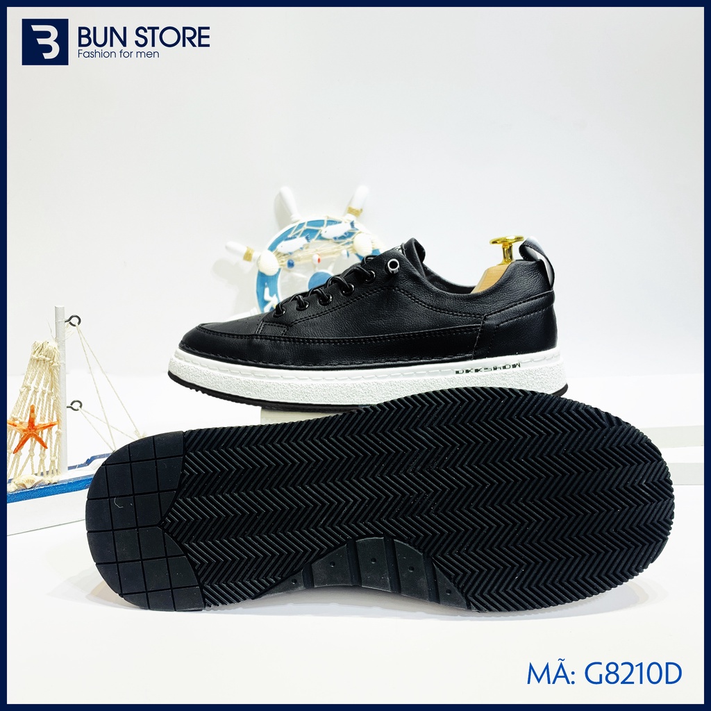 Giày Nam cao cấp Bun Store - Giày da Nam Sneaker trẻ trung, phong cách G8210D