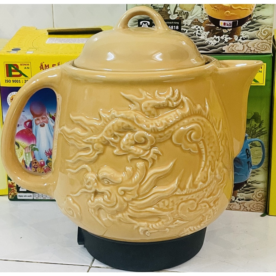 Ấm sắc thuốc 5 LÍT Bát Tiên BA-1188A - Tặng Ly Cầm Tay