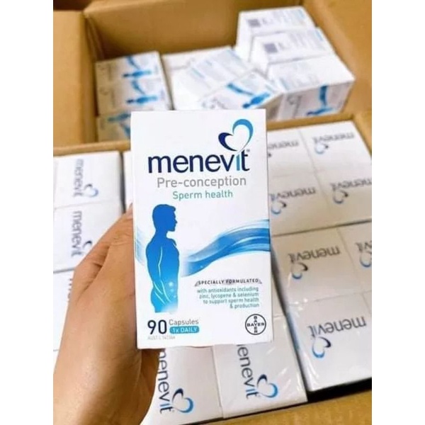 Menevit 90 viên giúp cải thiện và nâng cao chất lượng tinh trùng - hàng Úc chính hãng