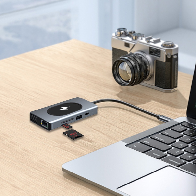 Bộ Sạc USB Không Dây 15W Cho Đồng Hồ Thông Minh / Tai Nghe / Đồng Hồ