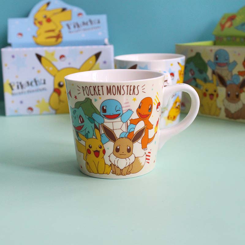 Ly Sứ Uống Nước Họa Tiết Hoạt Hình Cậu Bé Bút Chì Shin-chan / Pikachu / Tom and Jerry Dễ Thương
