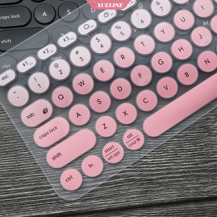 Tấm Bọc Bảo Vệ Bàn Phím Bằng Silicon Mỏng Trong Suốt Chống Nước Chất Lượng Cao Cho Logitech K380