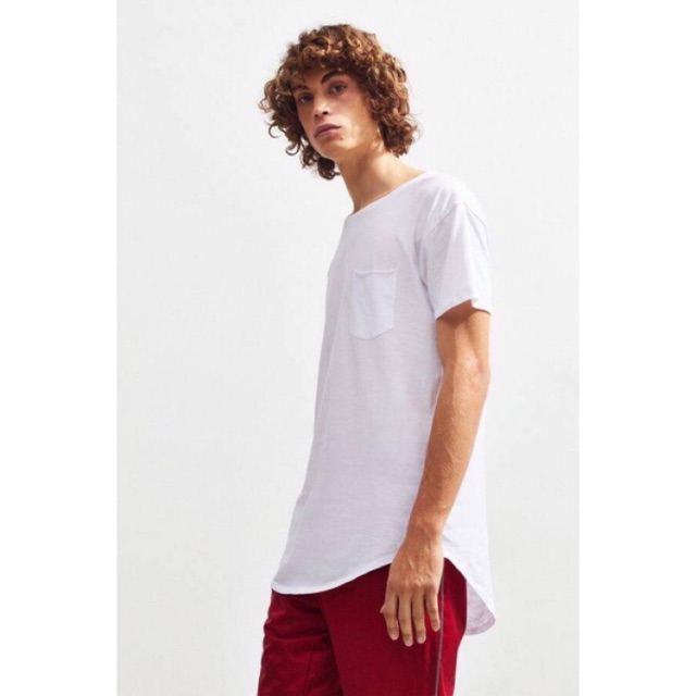 Áo thun nam - Áo phông cổ tròn vạt bầu nam nhiều màu trendy cá tính - TT868