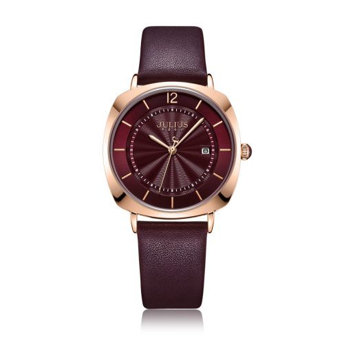 Đồng Hồ Nữ JA-1190LD Julius Hàn Quốc Dây Da-Hàng chính hãng·Thay dây miễn phí , bảo hành pin trọn đời