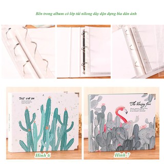 Album dán hình cao cấp cỡ ảnh từ 15x21 đến 6x9 , có hộp đựng, có tặng bút nhũ và miếng dán
