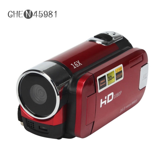 Camera Camcorders, 16MP High Definition Digital Video Camcorder 1080P 2.7 Inches TFT LCD Screen 16X