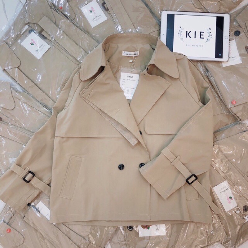 Áo khoác Kaki Hàn Quốc/ áo khoác măng tô (hình thật kèm nametag shop)