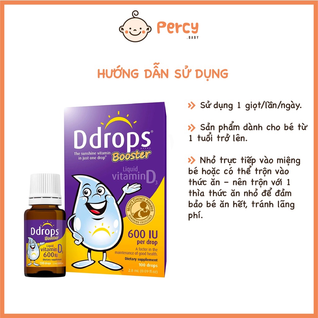 Vitamin D3 Ddrops Booster Liquid 600 IU 5ml