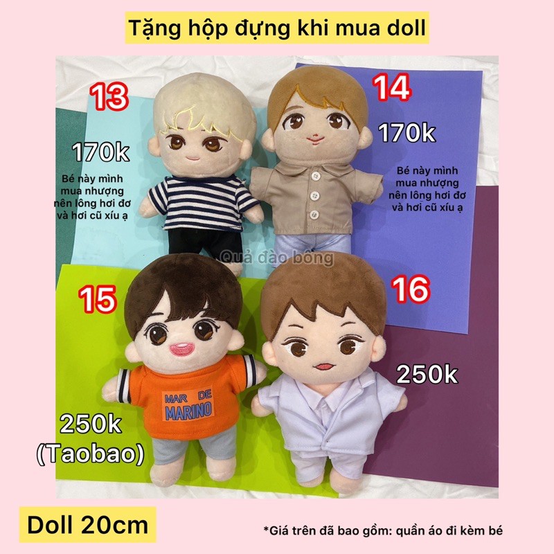 | DOLL 20cm | Nhượng búp bê 20cm