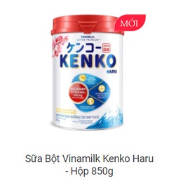 [HSD T3-2025] SỮA BỘT VINAMILK KENKO HARU - HỘP 850G.