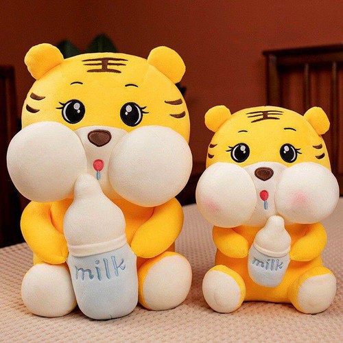 Gấu Bông Hổ Baby Ôm Bình Sữa Dễ Thương Ôm Ngủ Mềm Mại giá rẻ cao cấp bảo hành 6 tháng