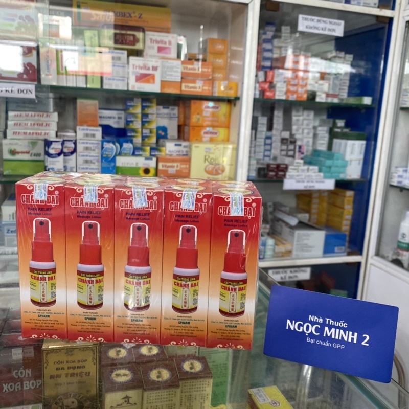 ✅ [Chính Hãng] Dầu xoa bóp chỉ thống linh hiệu Chánh Đại dạng xịt 40ml