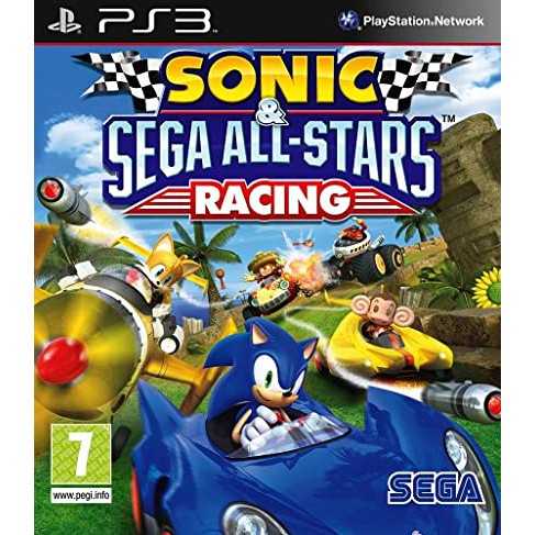 Đĩa Dvd Cassette Ps3 Cfw Ofw Multiman Hen Sonic & Sega All Stars Racing
