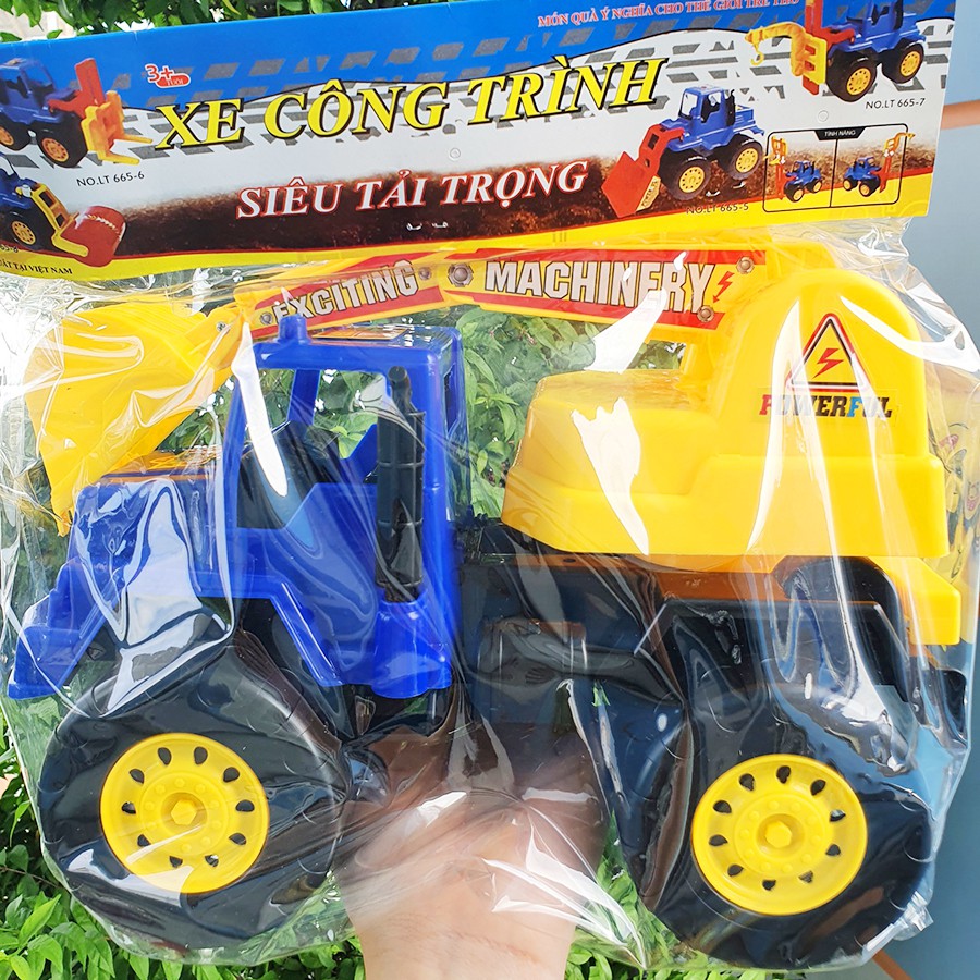 Xe công trình, xe container loại to cho bé trai