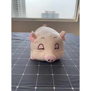  [Quà tặng kèm - Nateen] Heo bông cute mắt híp siêu mềm 50cm