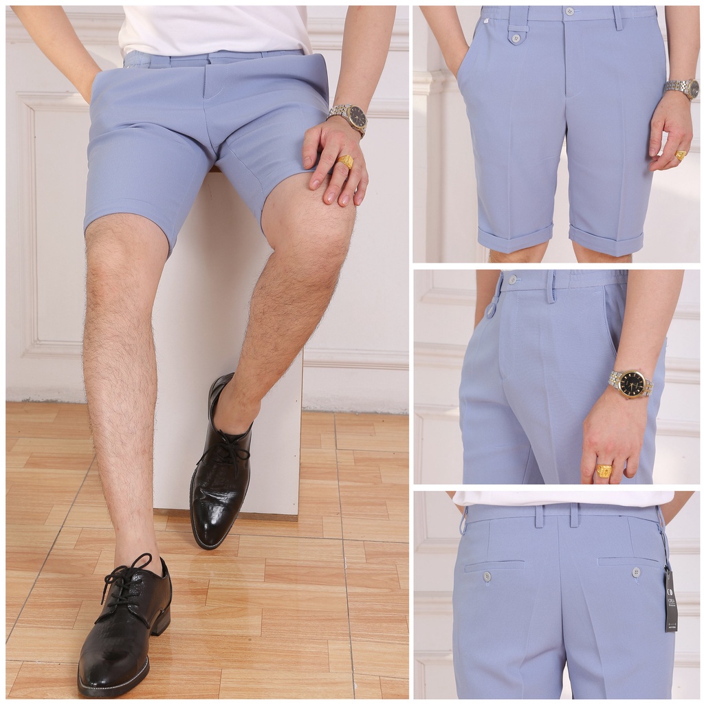 Quần short tây nam  CỰC ĐẸP  quần vải nam ngắn tây âu kiểu dáng trẻ trung lịch lãm