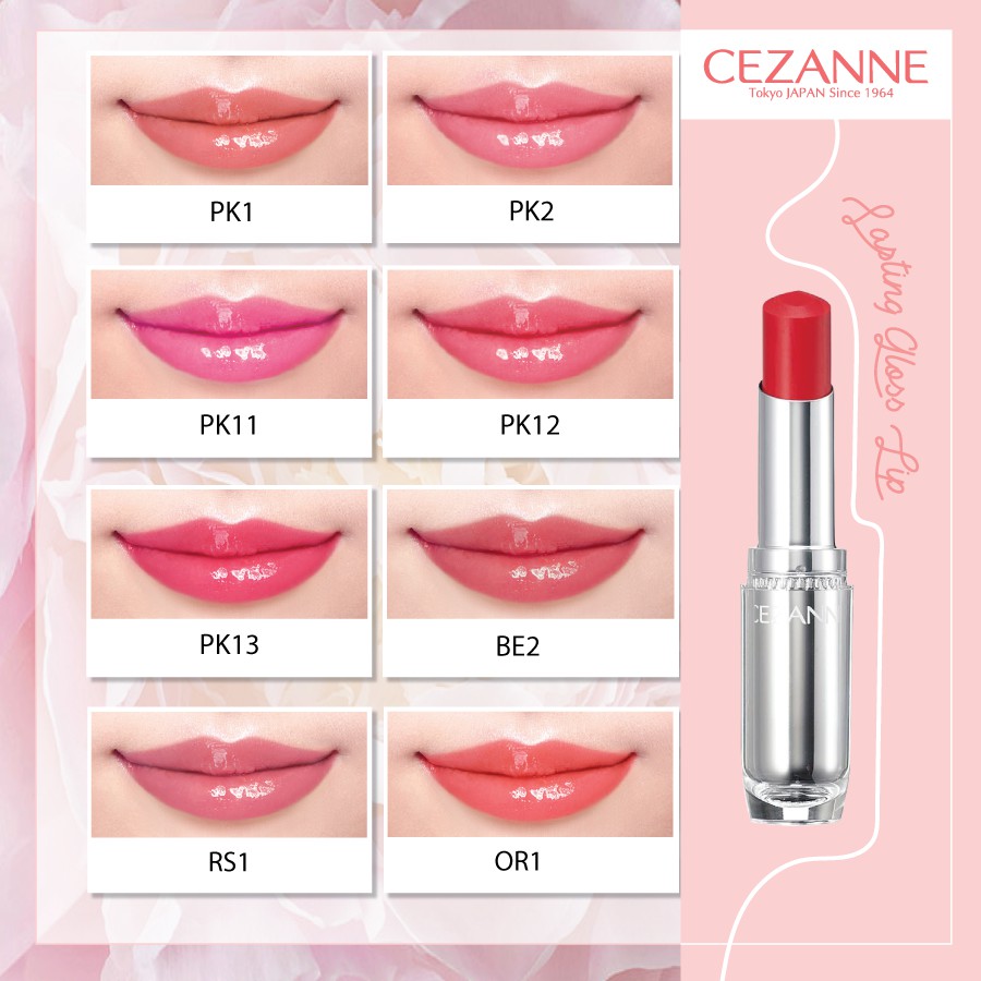 Son Thỏi Cezanne Lasting Gloss Lip-3.2g