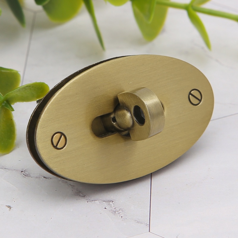 Khóa Vặn Hình Oval Cho Túi Xách DIY