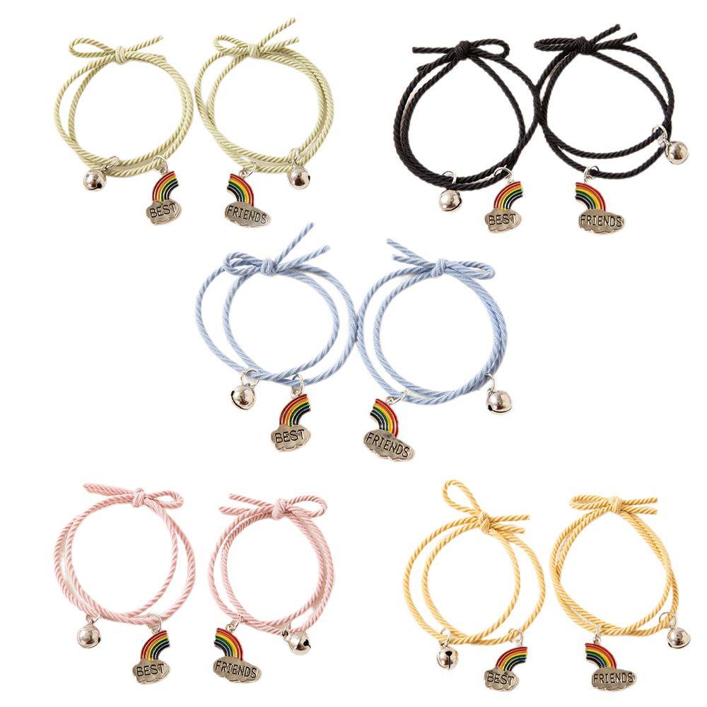 Vòng Tay Dây Bện Mặt Chuông Dễ Thương Sáng Tạo