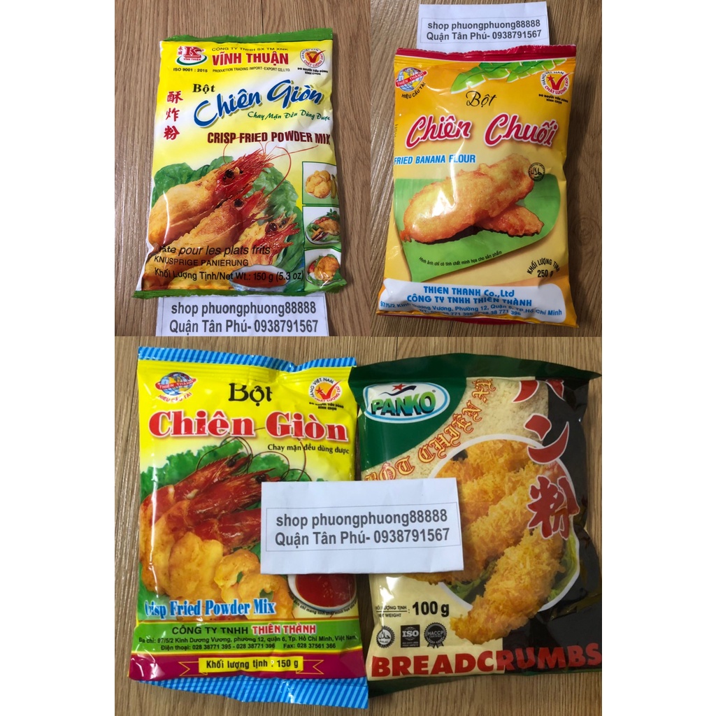 Bột chiên Giòn - Bột chiên xù - bột chuối chiên