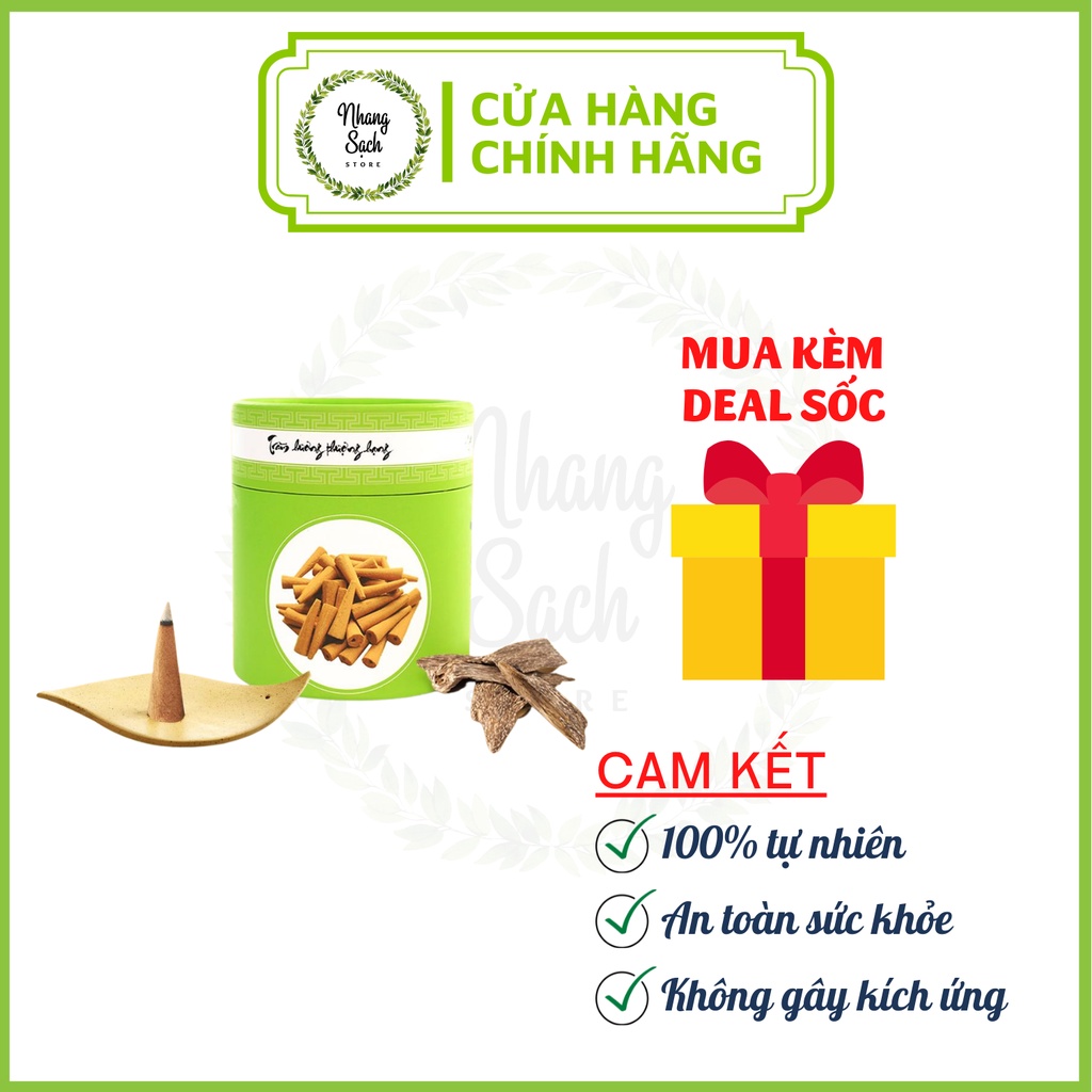 Nụ trầm hương cao cấp Nhang Xanh - Nụ nhỏ 60 viên - Nhang sạch