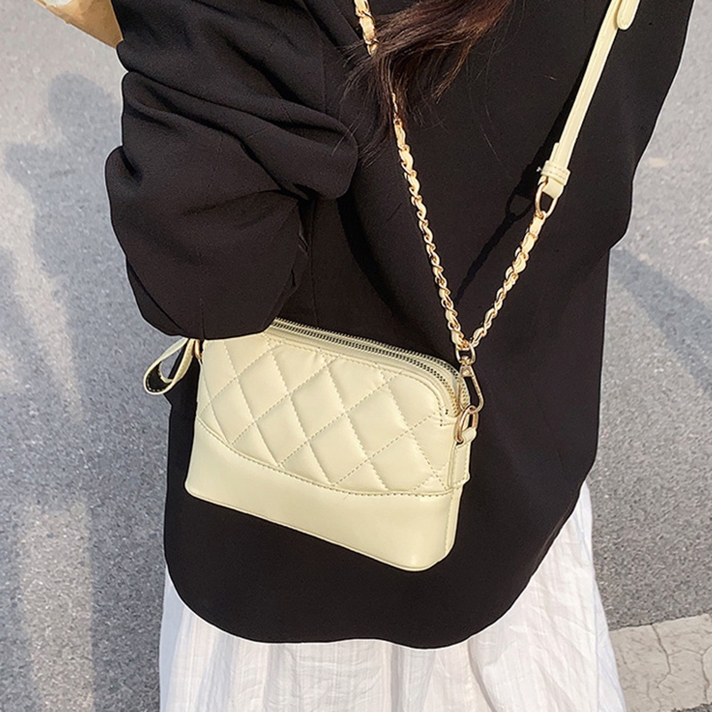 Túi Đeo Chéo Dây Xích Hình Thoi Phong Cách Đường Phố Cho Nữ