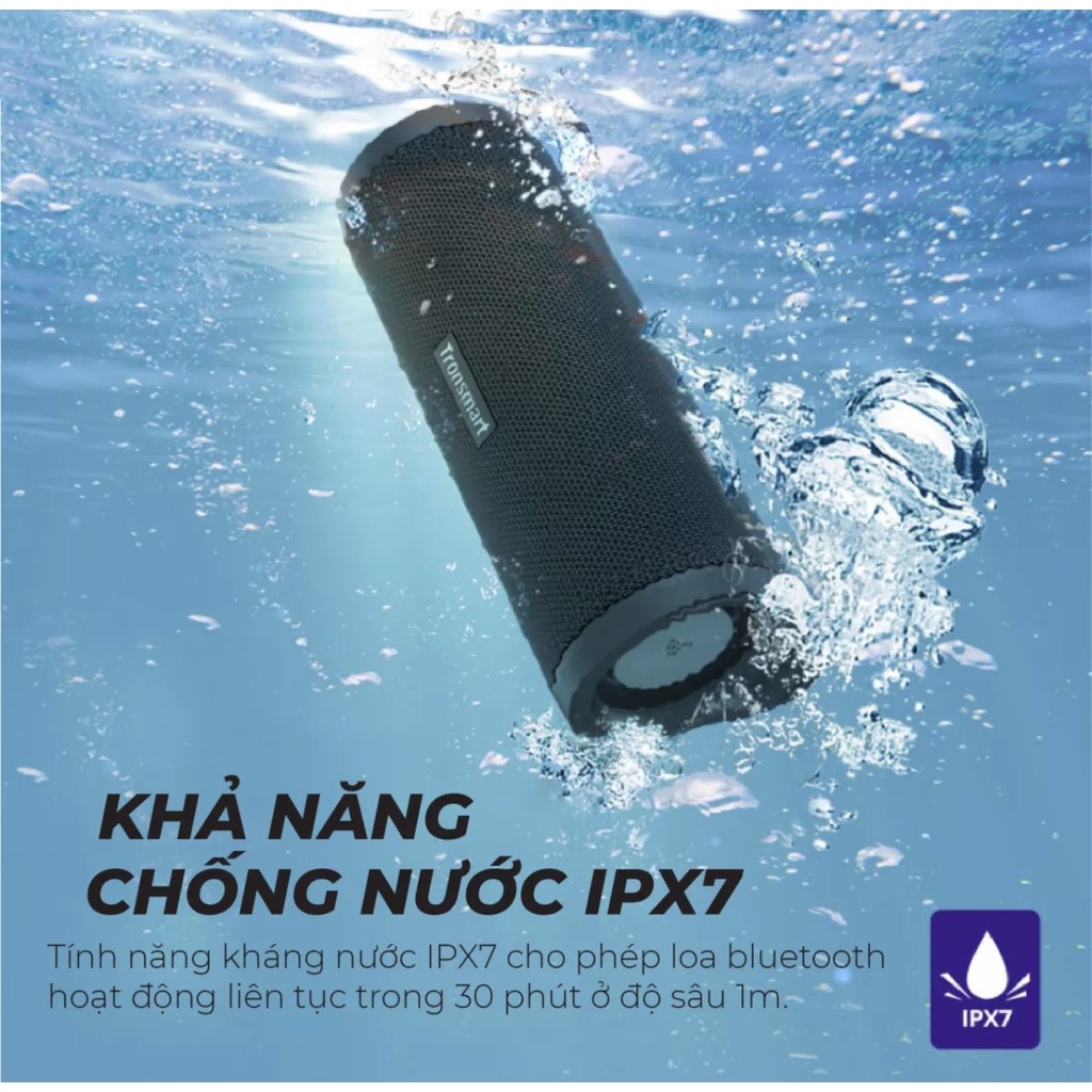 KÈM TÚI - Loa Bluetooth 5.0 Tronsmart Force 2 - Chống Nước IPX7, Công Suất 30W, Chip Qualcomm QCC3021 - Hàng Chính Hãng
