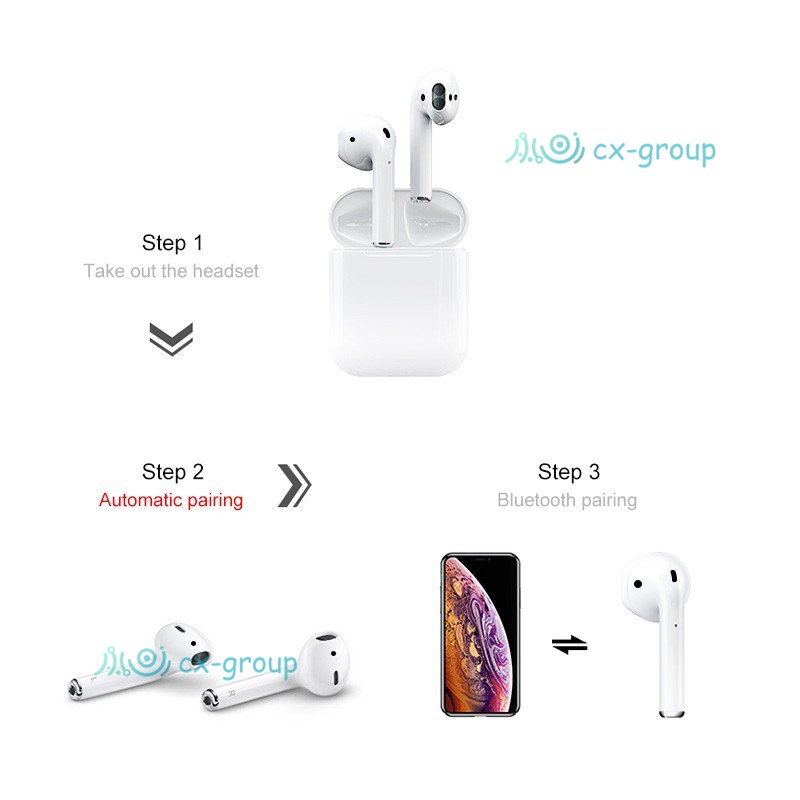 (Hàng Có Sẵn) Tai Nghe Bluetooth Không Dây 1: 1) Airpod 2 Dùng Cho Ios Và Android