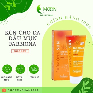 Kem Chống Nắng Da Dầu FARMONA SUN FACE CREAM SPF 50 OIL FREE (chính hãng)