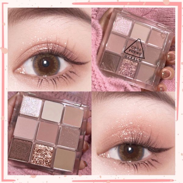 Bảng Phấn Mắt 9 Màu Dikalu Baby BB1 MMQ Cao Cấp | BigBuy360 - bigbuy360.vn