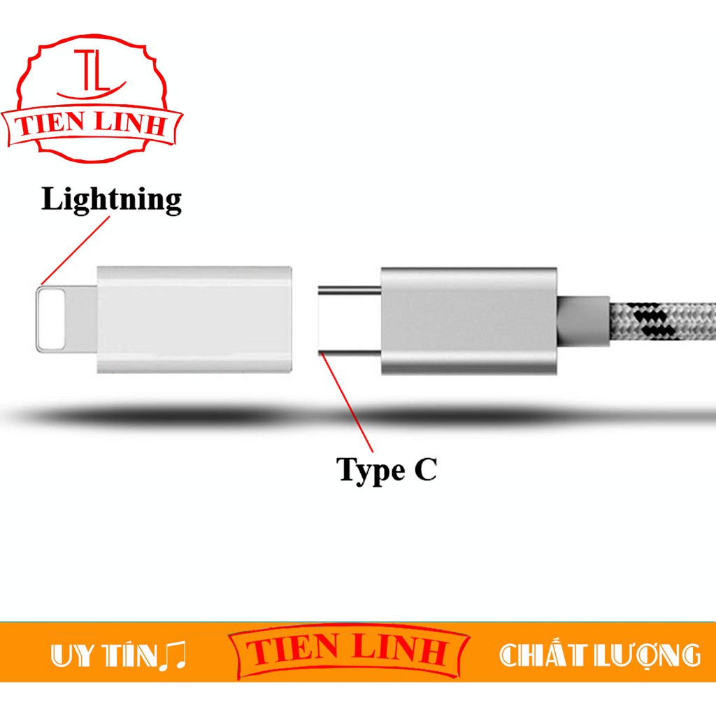 Đầu chuyển đổi chân Type C sang chân Iphone