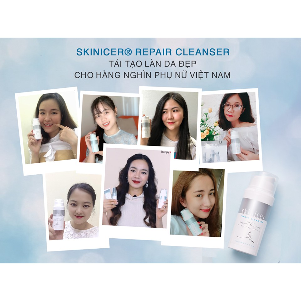 [Jami JSC] Sữa rửa mặt cho da dầu mụn, nhạy cảm Skinicer Repair Cleanser 100ml - Đức