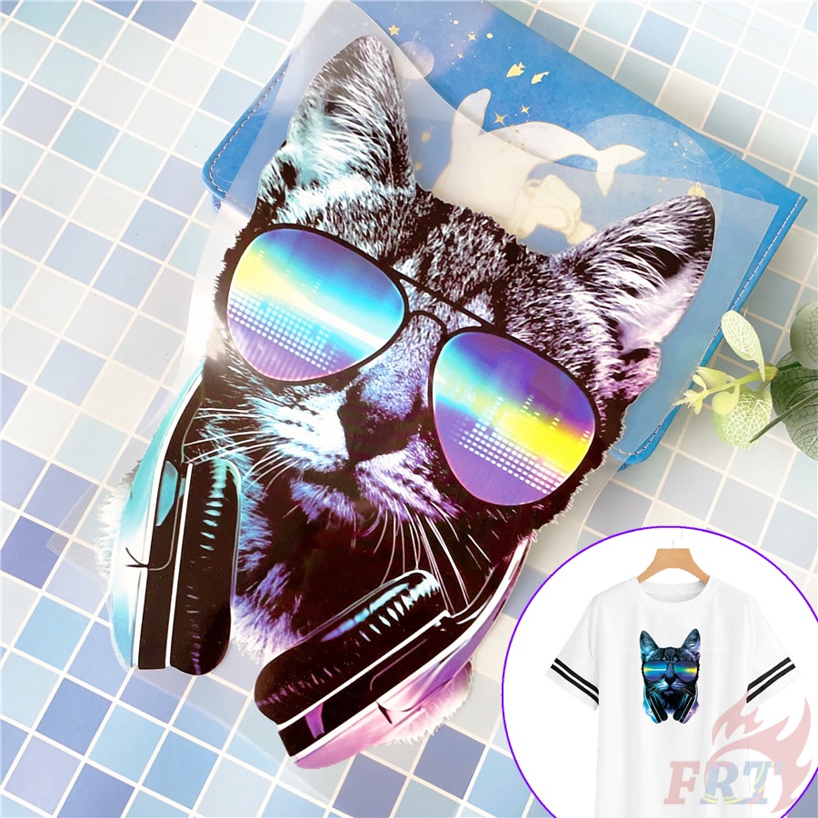 ✪ Miếng Dán Tường Hình Mèo Âm Nhạc ✪ 1 Miếng Dán Trang Trí Bằng Nhựa Vinyl