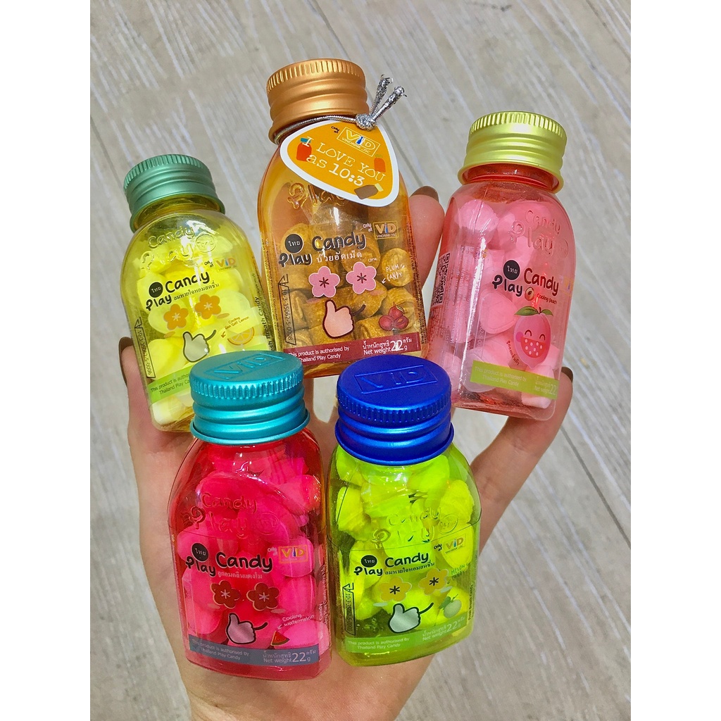 Kẹo Ngậm Play Candy Thái Lan hũ 22g