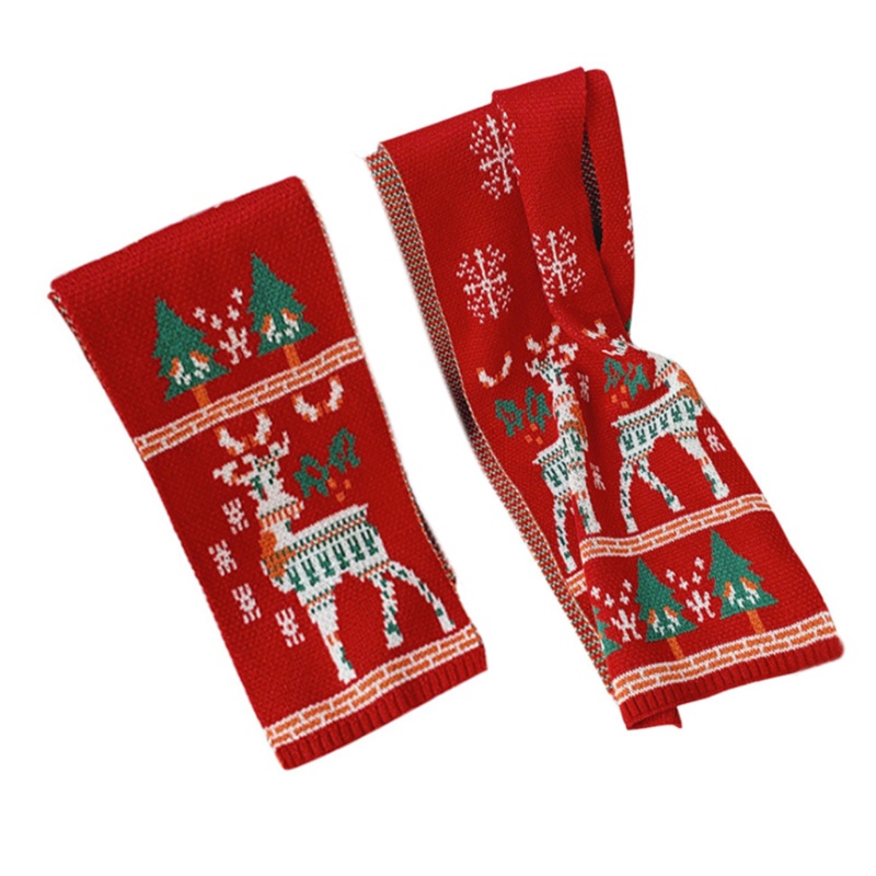 Khăn Choàng Cổ Họa Tiết Giáng Sinh Thời Trang