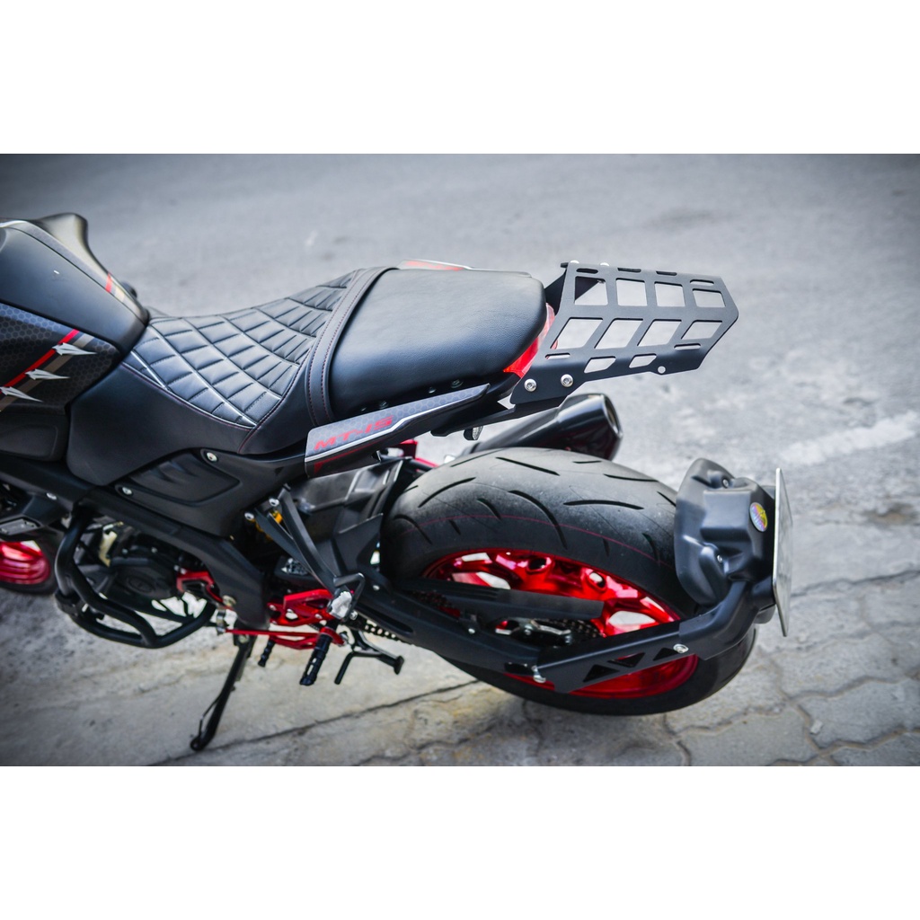 Baga dành cho Xe Máy Yamaha MT15, Sản phẩm Thép Dầy sơn tĩnh điện, chịu được tải lớn .
