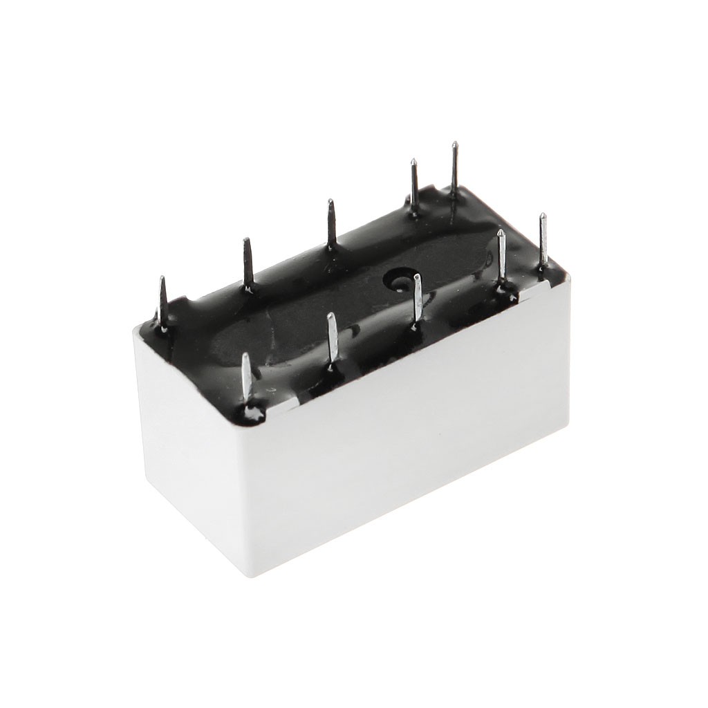 Rơ le tự giữ khi mất điện 12V DPDT 2A 30VDC 1A 125VAC HFD2/005-S-L2-D đa dụng