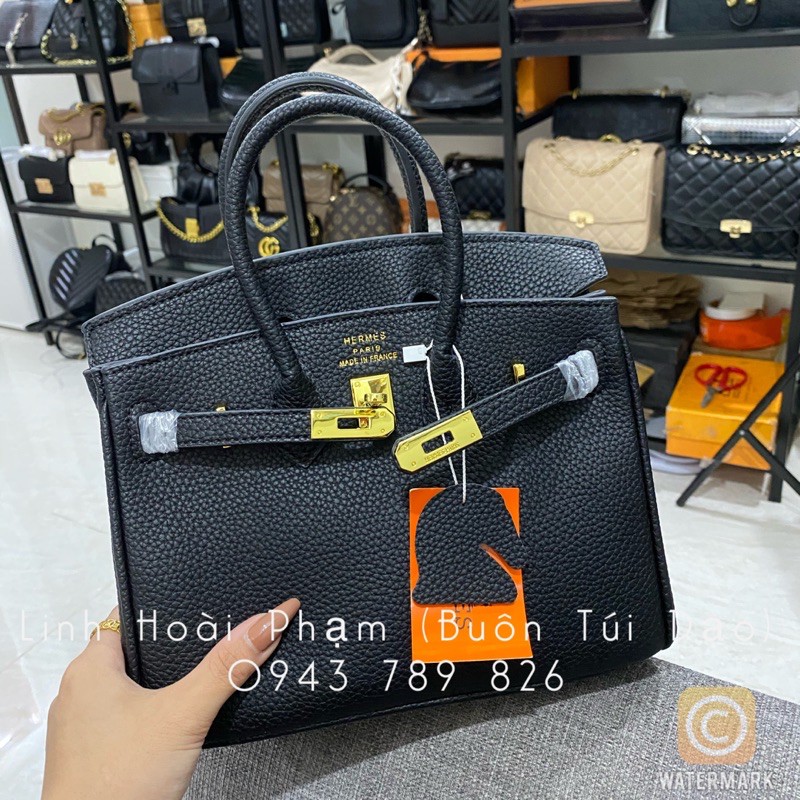 Túi xách nữ đeo vai chất da sần size 25 không hộp