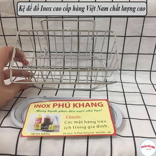 Kệ đựng đồ đa năng inox kèm khay hứng nước hàng Việt Nam siêu tiện lợi – Buôn rẻ.com 00947