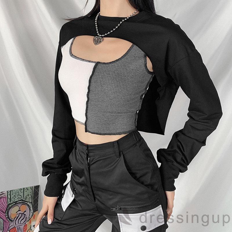 Áo Croptop Không Tay Thời Trang Nữ Quyến Rũ | BigBuy360 - bigbuy360.vn