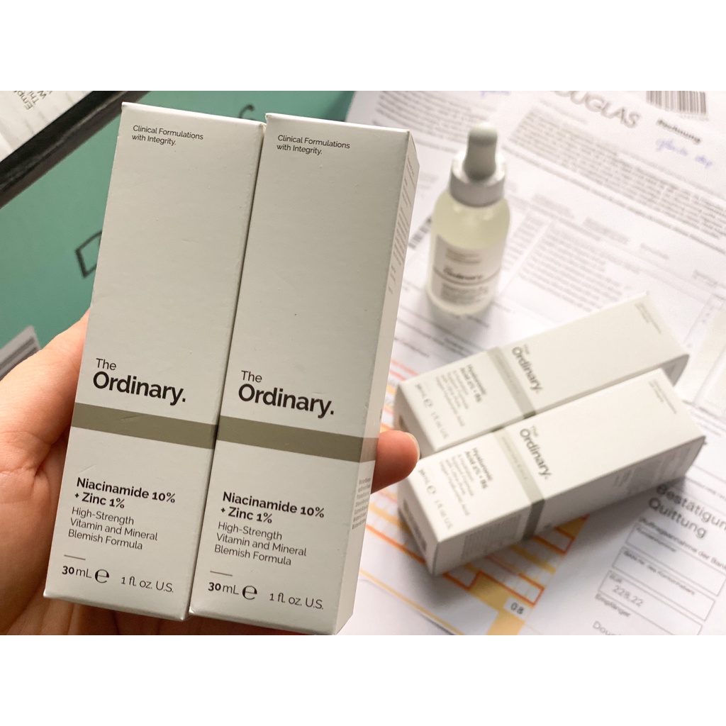 Tinh chất giảm mụn và giảm thâm The Ordinary Niacinamide 10% + Zinc 1%