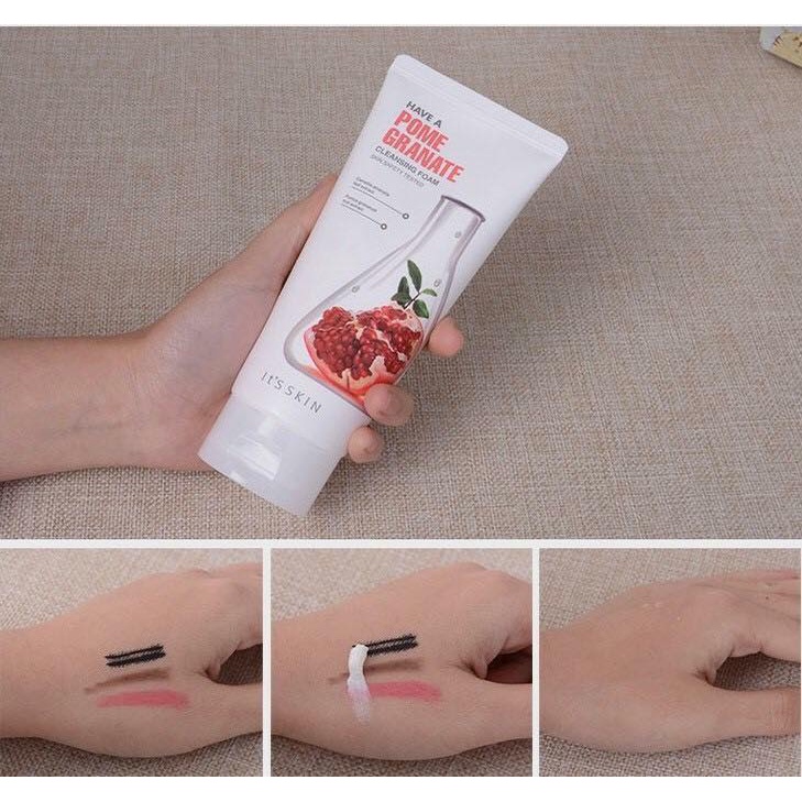 Sữa rửa mặt giúp làm sạch da,se khít lỗ chân lông It's Skin Have a Pomegranate Cleansing Foam 150ml - Lựu