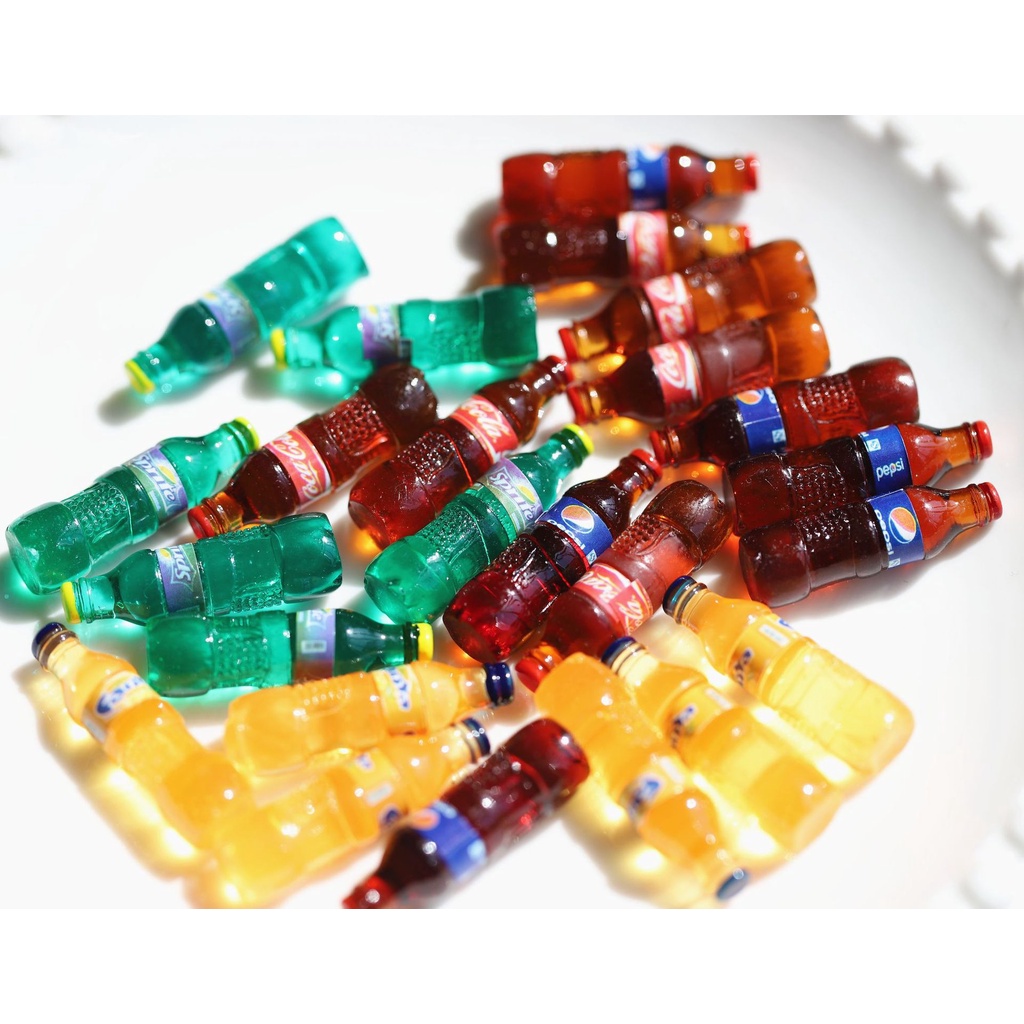 Charm Slime/ Dụng Cụ Charm Trang Trí Hình Chai Nước Ngọt