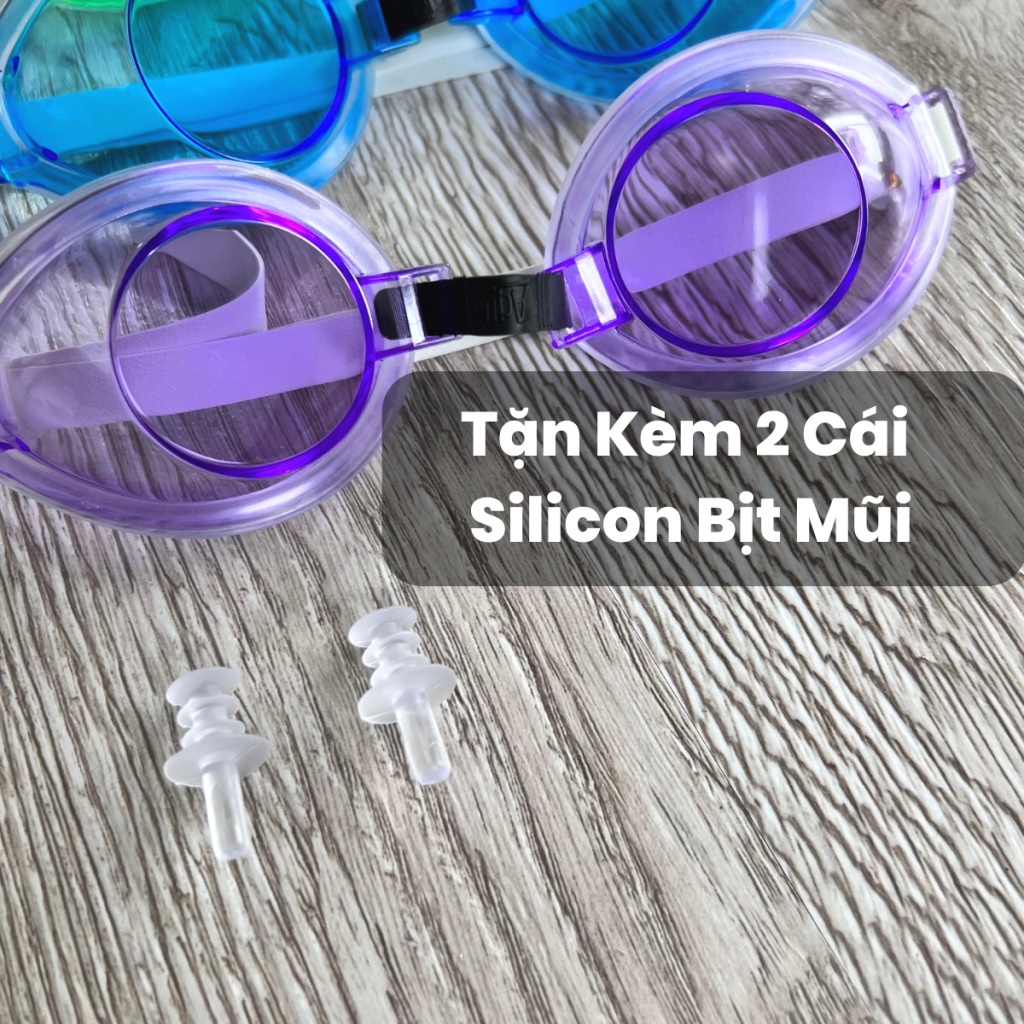 Kính bơi cho bé WENFEI Swim Goggles với mắt kính cản tia UV cho bé từ 3 tháng tuổi cho bé bơi lội an toàn