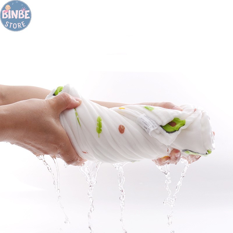 Khăn tắm cho bé, khăn xô tắm cho bé sơ sinh 6 lớp size 110*110cm loại cao cấp Binbestore