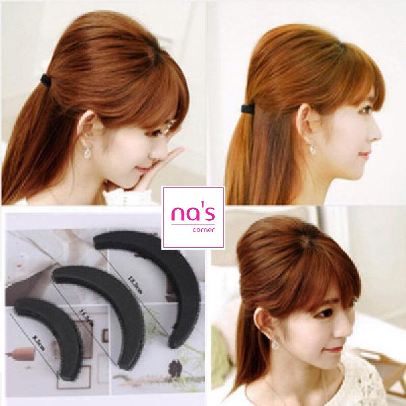 Set 3 dụng cụ giúp độn phồng mái phồng tóc độn tóc dày