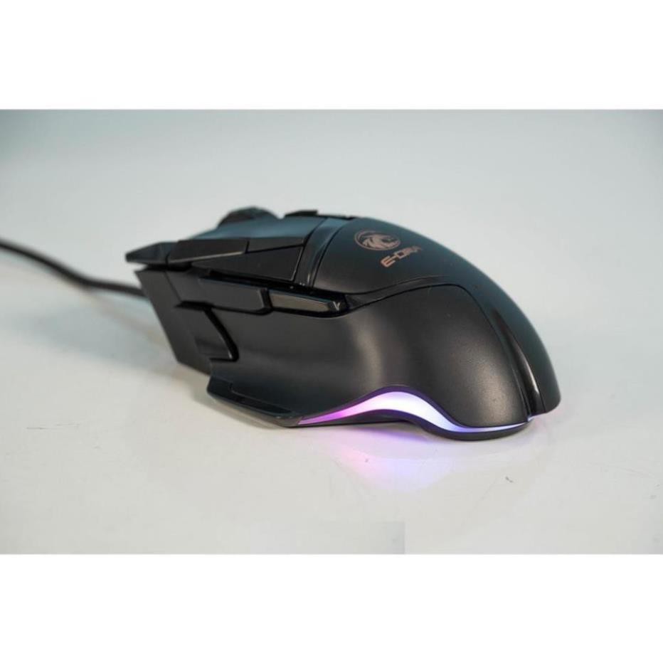 Chuột Gaming E-DRA EM6502  - Độ bền 50 triệu lượt bấm - Chống nước - 12400 DPI - LED RGB - Bảo hành 24 tháng